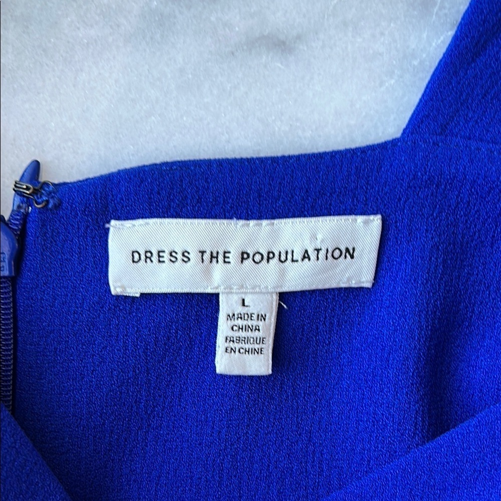 Dress the Population Nicole Dress in Electric Blue | Medium - Picture 6 of 6